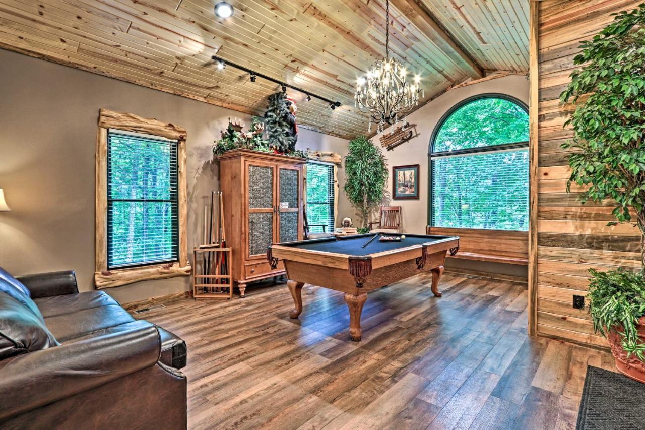 Eclectic Cabin With Hot Tub 1 Mi To Ober Gatlinburg Exterior foto