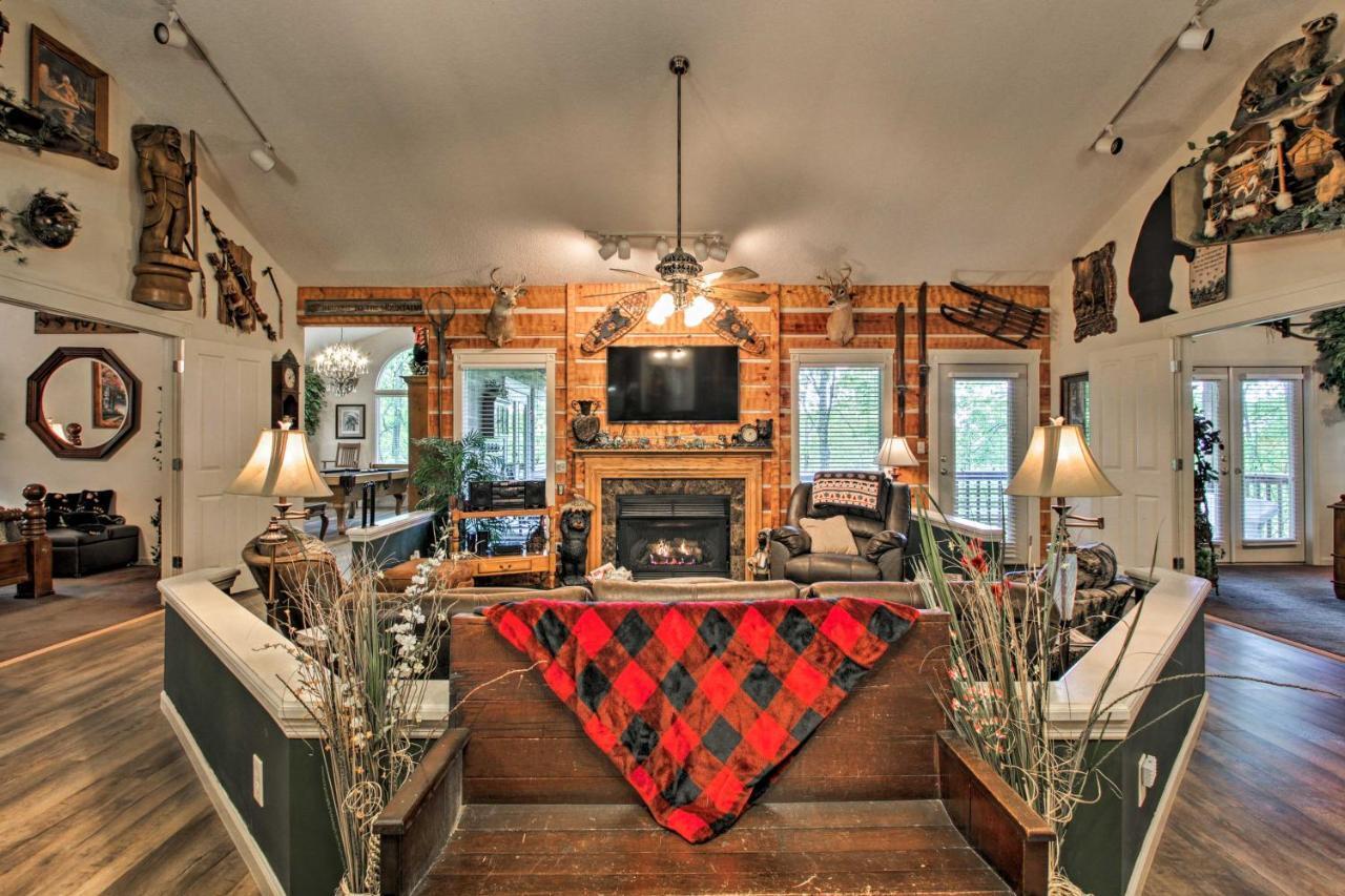 Eclectic Cabin With Hot Tub 1 Mi To Ober Gatlinburg Exterior foto